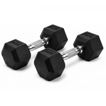 HANTEL OBCIĄŻNIKI DO ĆWICZEŃ MIĘŚNI HEX 15KG